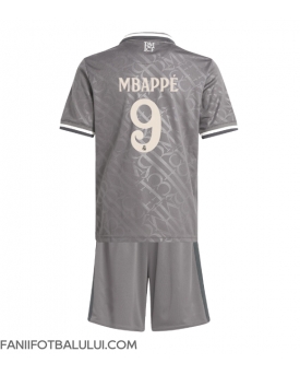 Real Madrid Kylian Mbappe #9 Echipament de Fotbal Replică 2024-25 Copii Treilea (+ Șorturi)